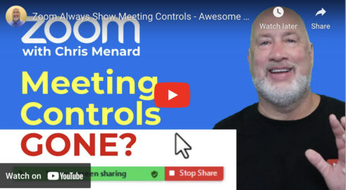 Navigating the Zoom Meeting Control Bar like a Pro